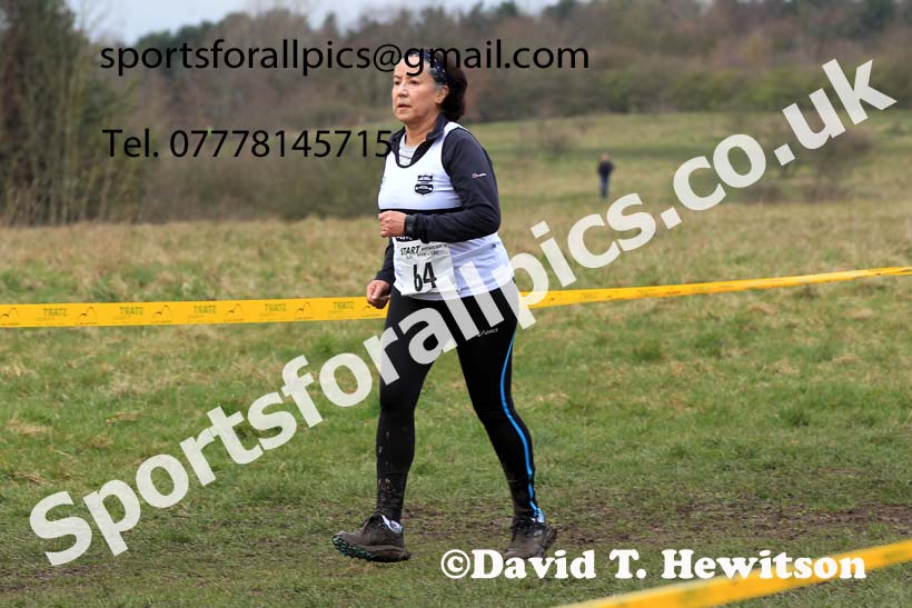 Womens and Mens 65+ in the 2023 BMAF Cross Country Champs., Wallsend. Photo: David T. Hewitson/Sports for All Pics